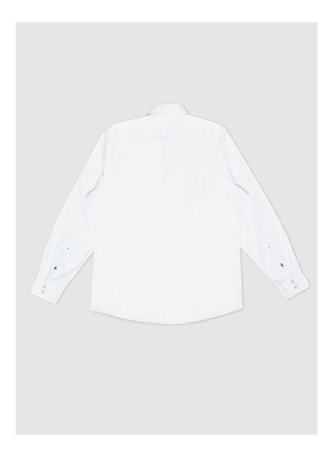 Olymp - Collared Neck Long Sleeve Plain/Basic Shirt - Image 1