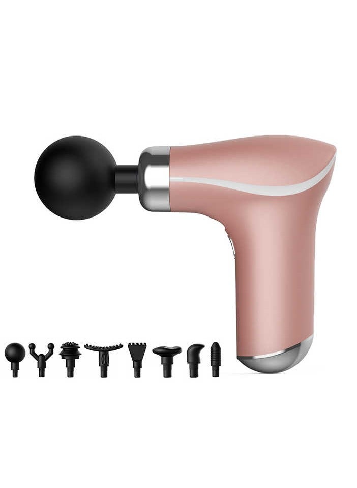 8 Adjustable Heads 25W Vibration Muscle Massage Gun with 3 Modes Lighting - Image 2