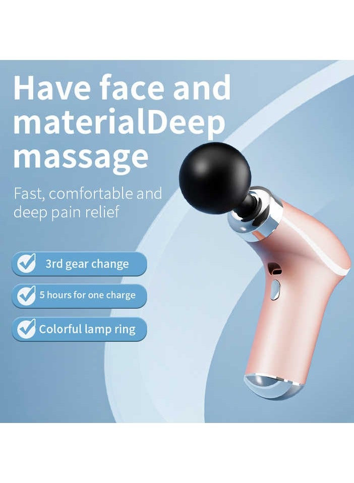 8 Adjustable Heads 25W Vibration Muscle Massage Gun with 3 Modes Lighting - Image 4