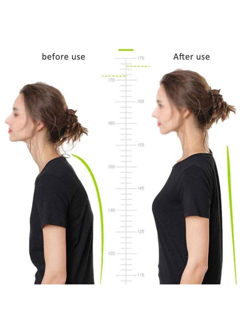 ELIKLIV - Posture corrector, adjustable hump correction strap for spine and clavicle support to improve posture and shoulder extension (black universal) - Image 1