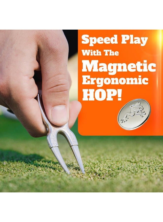 Frogger Golf HOP! Magnetic Ball Marker and Divot Repair Tool - Image 4