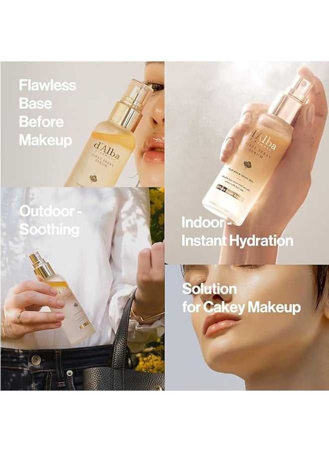 d'alba Piedmont First Spray Serum, Light Weight Face Moisturizer, Glow Serum for Radiant Skin, Non Comedogenic, All In One Mist, Skin Care  - Image 3
