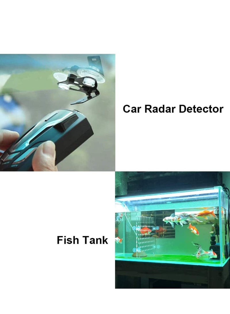 Barakah Suction Cup Hooks, Removable Waterproof Stronge Powerful 20mm Mini Suction Cups Clear Professional PVC Plastic Sucker Pads for Decoration Wall Home Bathroom Kitchen Car (10 Pcs) - Image 5