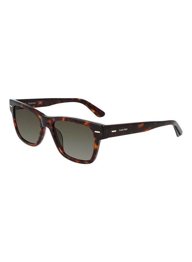 CALVIN KLEIN Men Full Rim Acetate Modified Rectangle  Sunglasses  CK21528S-220-5318 - Image 1