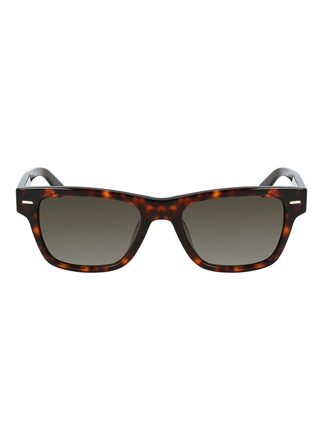 CALVIN KLEIN Men Full Rim Acetate Modified Rectangle  Sunglasses  CK21528S-220-5318 - Image 2