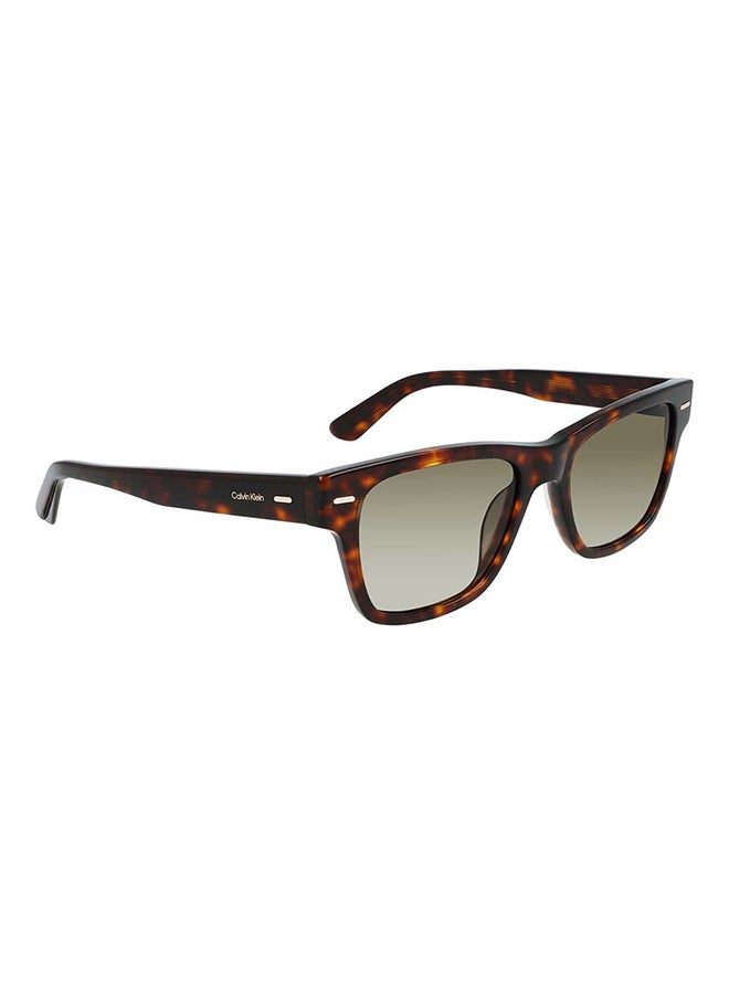 CALVIN KLEIN Men Full Rim Acetate Modified Rectangle  Sunglasses  CK21528S-220-5318 - Image 3