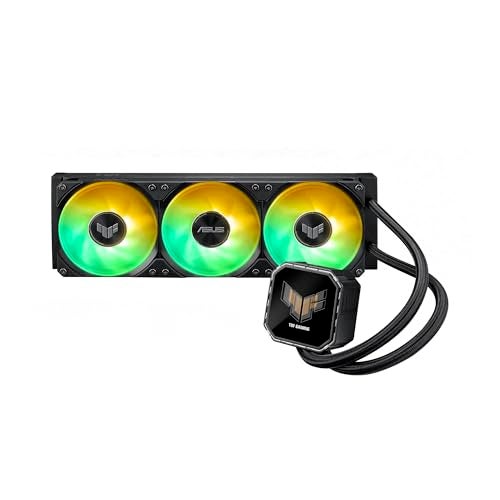 ASUS TUF Gaming LC III 360 ARGB LCD with pre-Installed & Integrated Triple Fans Designed for high Airflow and Static Pressure; 2.8" LCD for Hardware Monitoring, Custom GIFS and MP4 Video Clips - Image 2