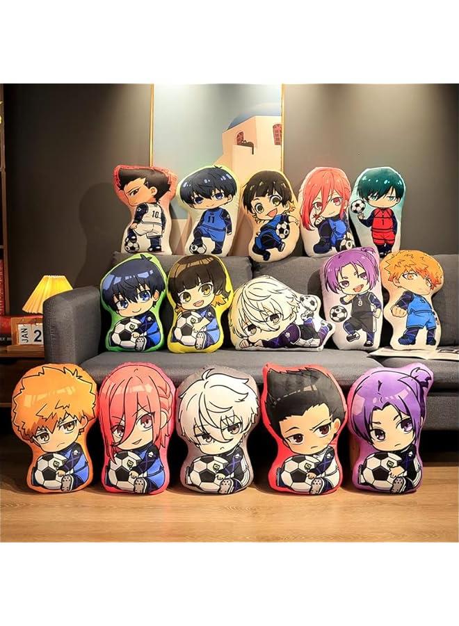Ainme BAROU SHOUEI Plush Doll Pillow Soft Stuffed Plushie Figure, Cartoon Manga Back Cushion Throw Pillows Puppets Sofa Decorative Xmas Gifts  - Image 2