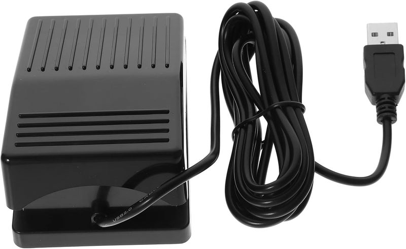 وحدة تحكم دواسة القدم USB - تصميم مريح للتحكم السهل في الكمبيوتر المحمول متعدد الوظائف للاستخدام في الألعاب والمكتب والوسائط المتعددة - Image 1