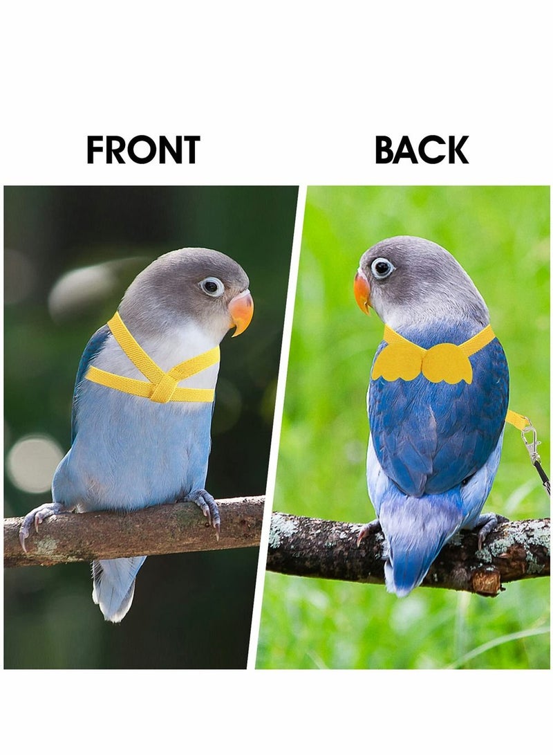 SYOSI Bird Training Leash Adjustable Parrot Flying Strap Rope Universal Flying Traction Lead Durable Outdoor Training Toy for Birds, Parrot, Cockatiel, Parakeet, Lory - Image 5