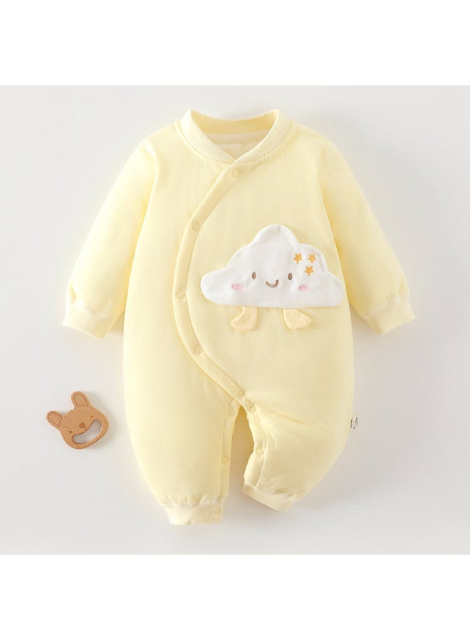 Baby Jumpsuits Spring, Autumn And Winter Newborn Thin Quilted Outer Wear For Men And Women, Warm Winter Clothes, Baby Clothes