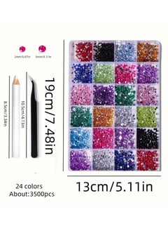 Sparkling Flatback Nail Art Rhinestones - Crystal Gems for DIY Fashion, Shoes, Clothing, Makeup & Bag Embellishments - pzsku/ZCE4B5B3AF9BE40088398Z/45/_/1736929296/59b51d4f-ada1-4b2f-87e9-c3accede32e4