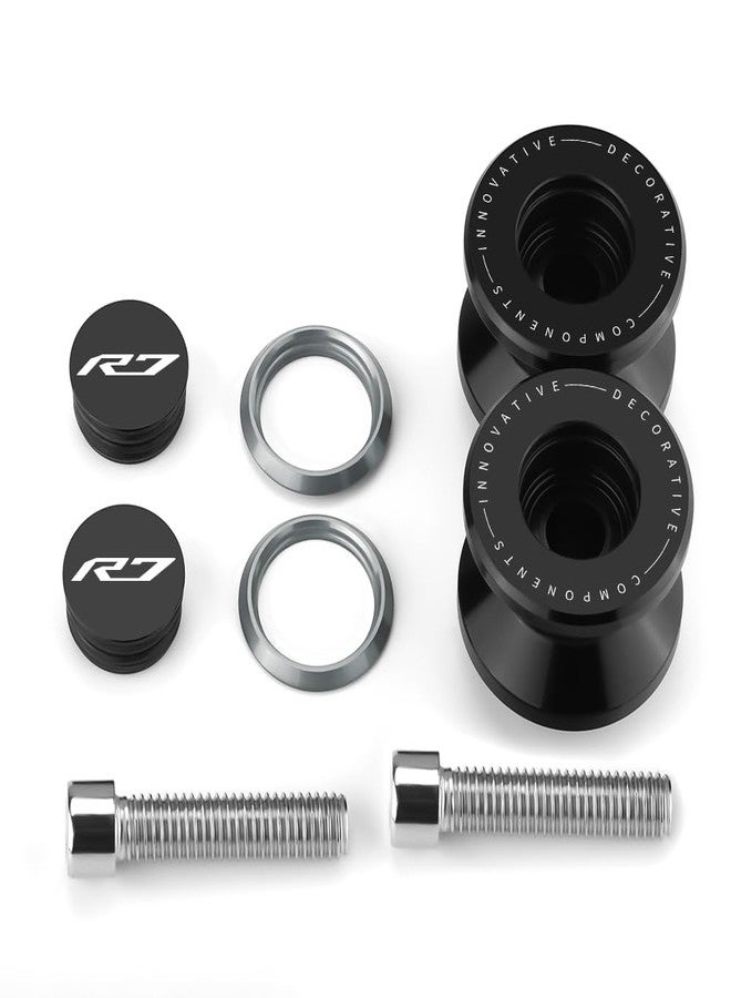 Mokiton M6 Motorcycle Swingarm Spools Slider Compatible With YAMAHA YZF R7 2021 2022 2023 2024 2025 | Swing Arm Stand Bobbins Screws YZF-R7 YZFR7 Accessories (black-4) - Image 4