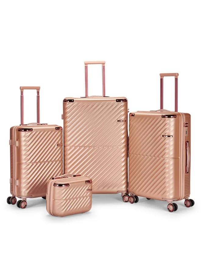 Limra Luggage set 4 pieces travel Bags with a distinctive design from limra Gold