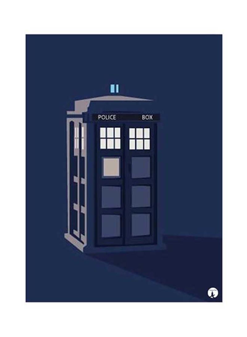 RKN Tv Show Doctor Who Metal Plate Poster Multicolor 15x20centimeter