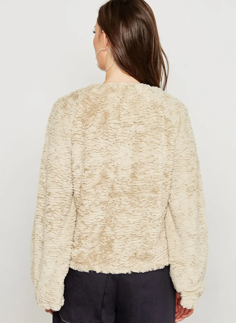VERO MODA Faux Fur Jacket