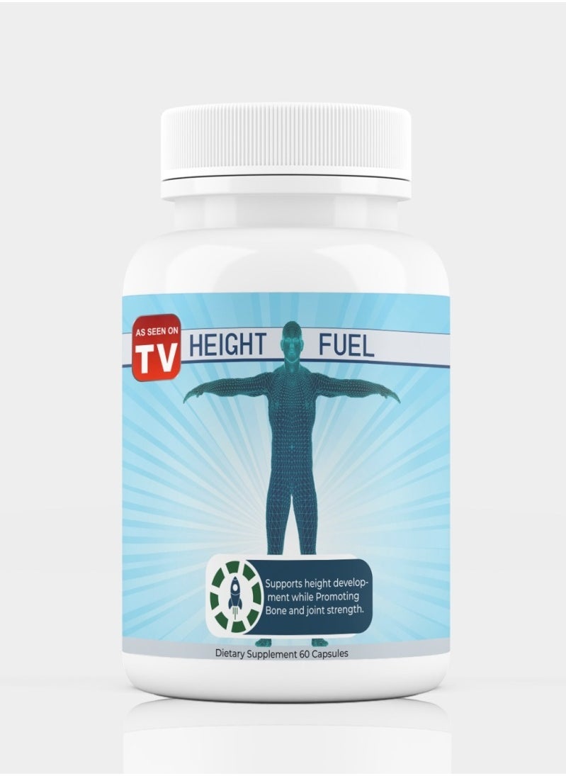AS SEEN ON TV Height Fuel Promotes Bones and Joints Strength 30 Caps 