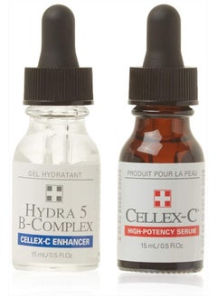 CELLEX-C 2-Step Starter Kit, High Potency Serum, Hydra 5 B-Complex  - Image 1