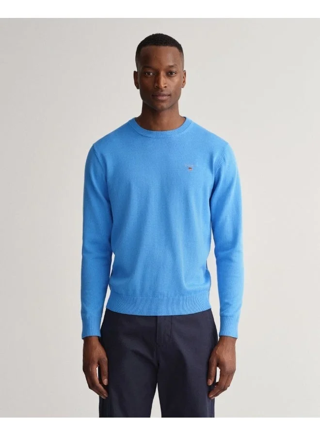 غانت Gant Classic Cotton Crew Neck Sweater