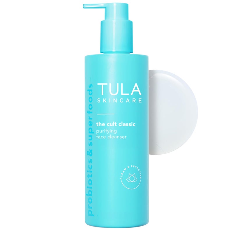 TULA Skin Care Cult Classic Purifying Face Cleanser - Jumbo, Gentle and Effective Face Wash, Makeup Remover, Nourishing and Hydrating, 11.8 oz. - Image 1