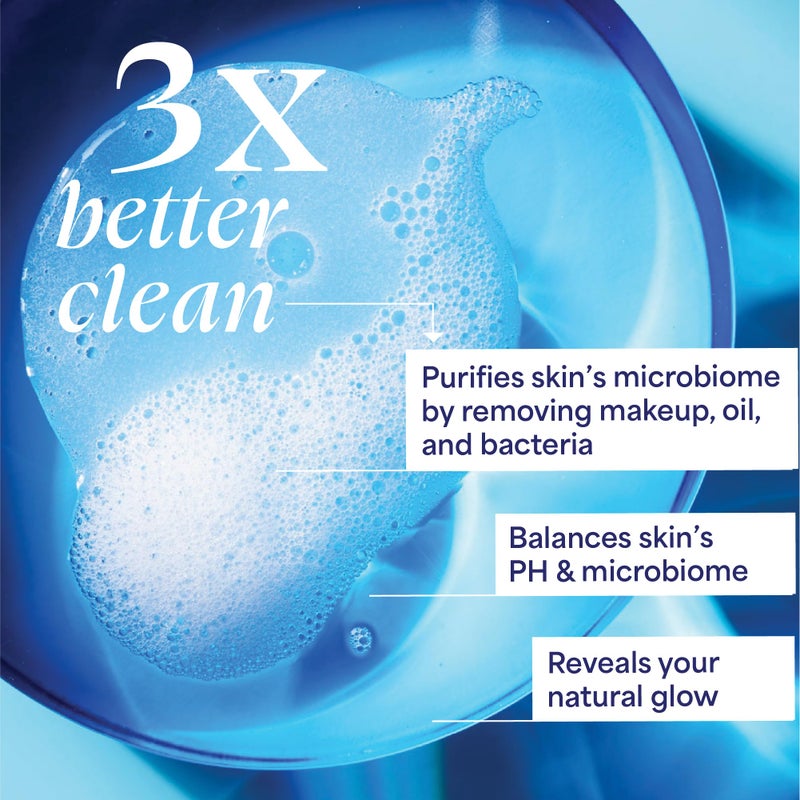 TULA Skin Care Cult Classic Purifying Face Cleanser - Jumbo, Gentle and Effective Face Wash, Makeup Remover, Nourishing and Hydrating, 11.8 oz. - Image 2