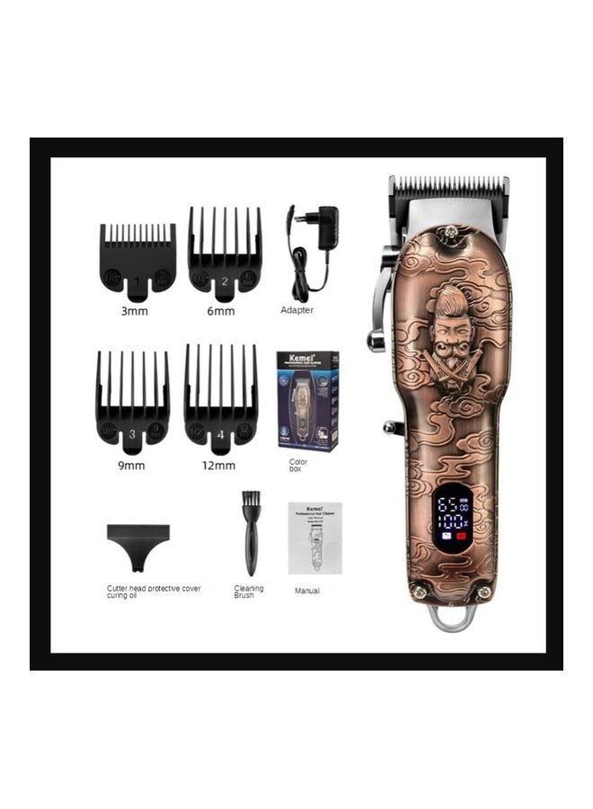 Kemei Rechargeable Cordless Cutting Trimmer Professional Hair Clipper With LCD Display - Image 4