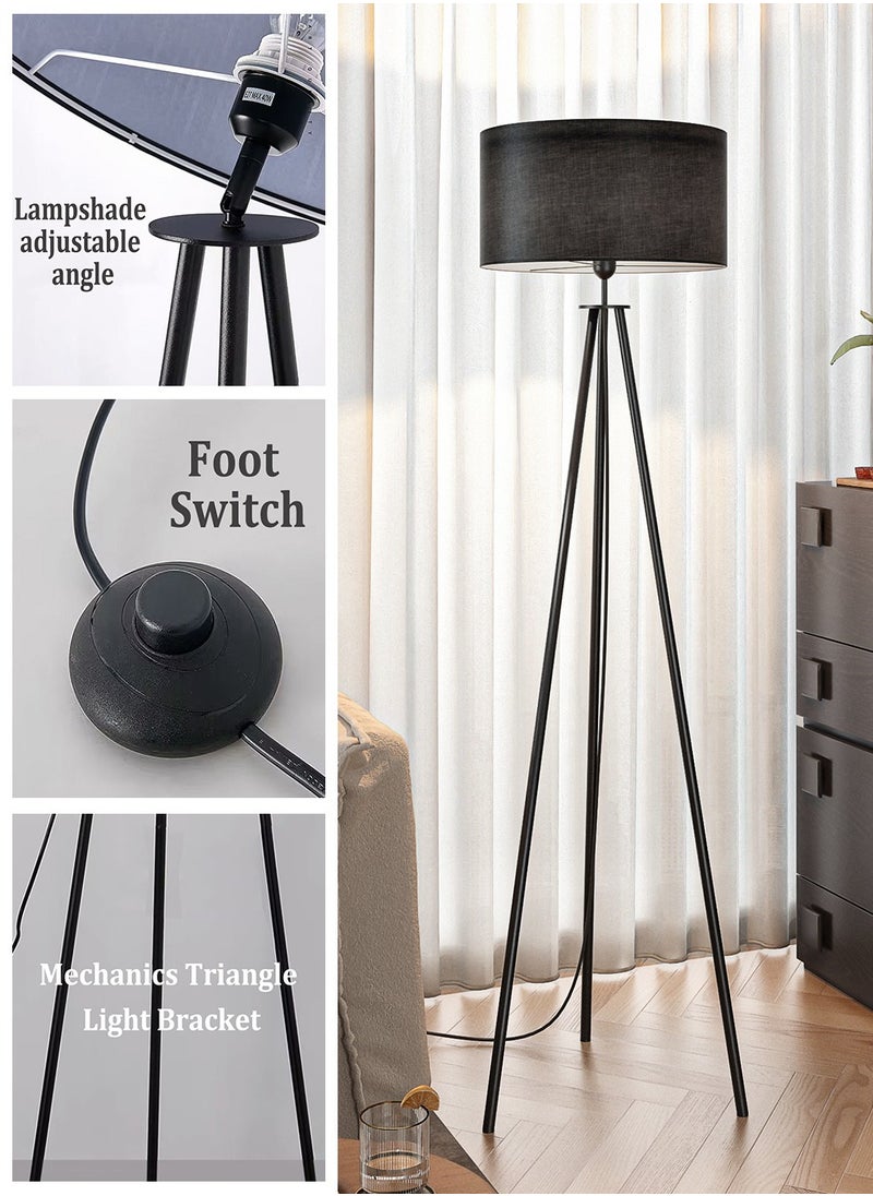 Floor Lamp, Tripod Black Floor Lamp, 3 Colors Brightness Led Lamp, Vertical Bedside Ambient Lamp for Living Room Bedroom Corner Sofa Black 154x30 cm - pzsku/ZCE4C091119E403D34745Z/45/_/1732339056/d82f3acb-706a-422f-8bf0-c51aeb187f3f
