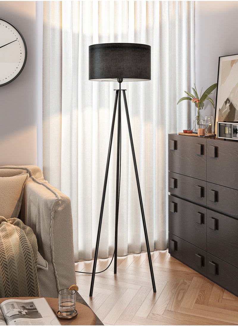 Floor Lamp, Tripod Black Floor Lamp, 3 Colors Brightness Led Lamp, Vertical Bedside Ambient Lamp for Living Room Bedroom Corner Sofa Black 154x30 cm - pzsku/ZCE4C091119E403D34745Z/45/_/1732339078/7d4c30cc-84ff-4e14-b3d7-f008ce3e70c0