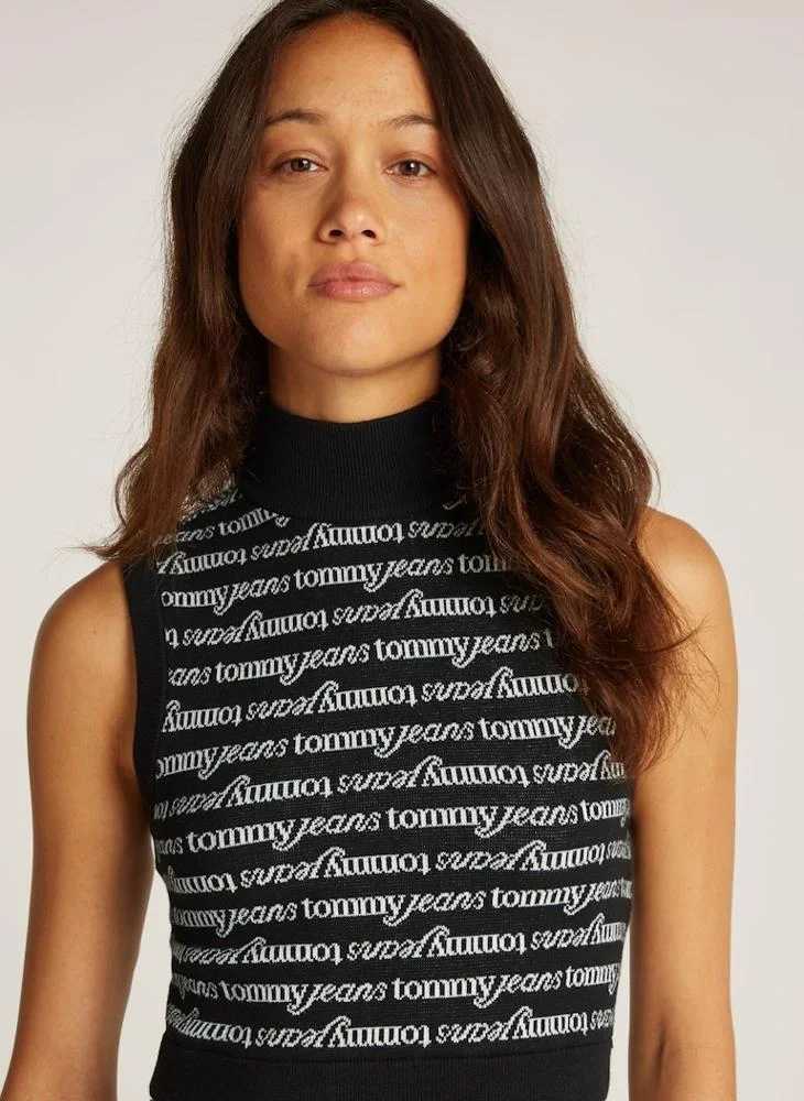 TOMMY JEANS High Neck Knitted Vest