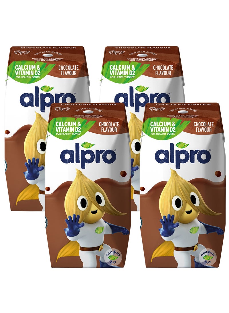 Alpro Kids Chocolate Drink 200ml Pack Of 4 - Image 1