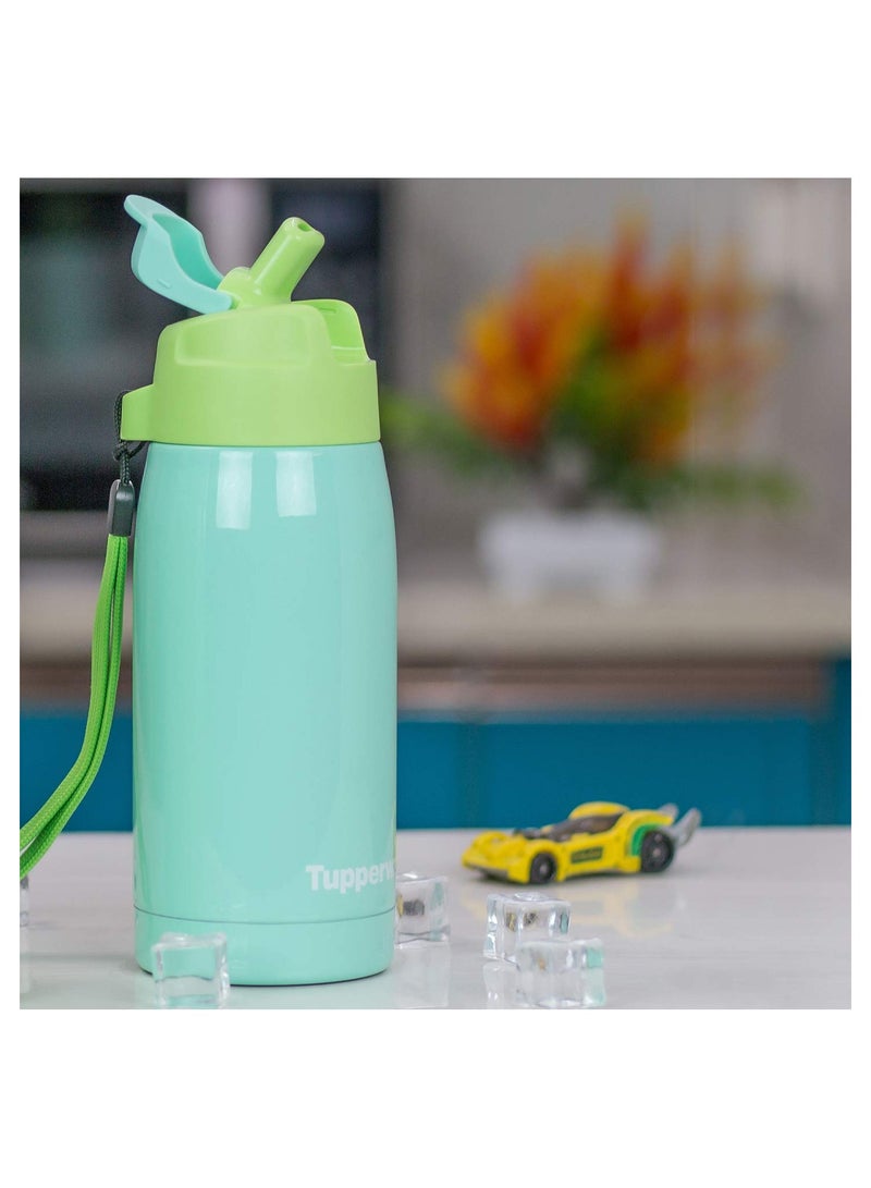 Tupperware Alloy Steel Sipper Bottle 550ml Green Pack of 1 - Image 2