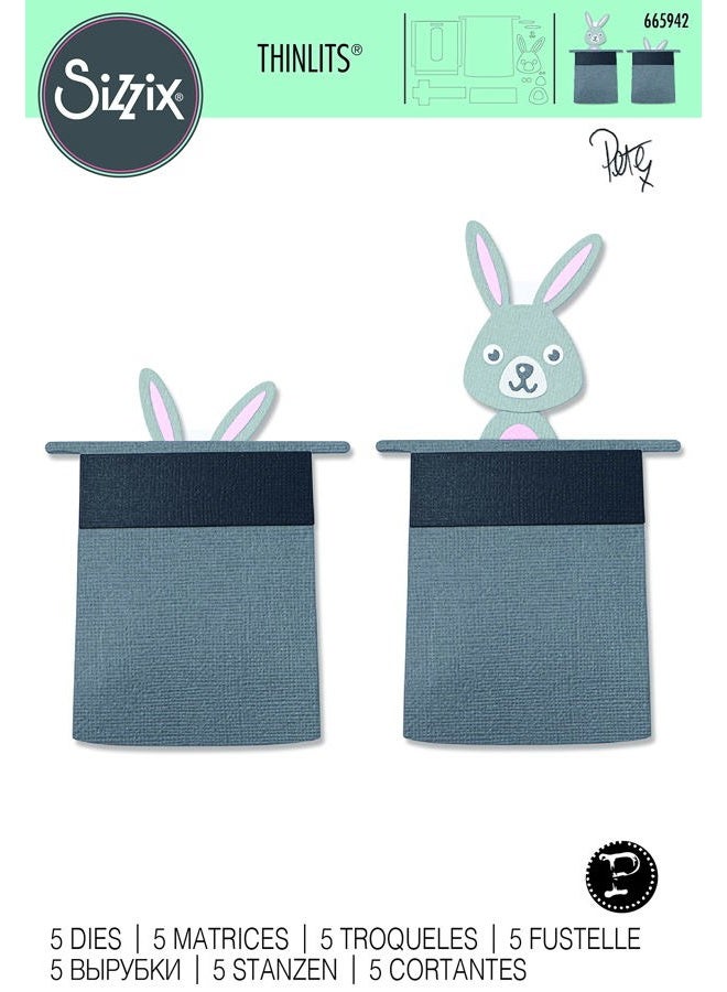 Sizzix Sizzx Thinlits Die Set 5PK As If by Magic by Pete Hughes | 665942 | Chapter 3 2022, Multicolor - Image 2