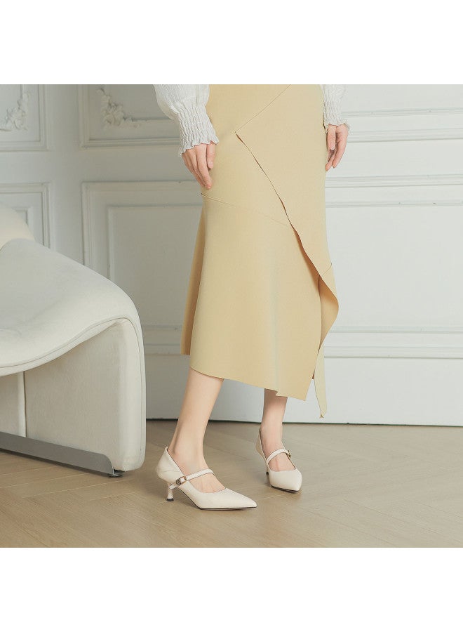 AME Elegant Mary Jane Heeled Shoes 2025, Gentle Pointed-toe Single Strap Sandals For Women, Comfortable Two-way Fashion Shoes - Image 4