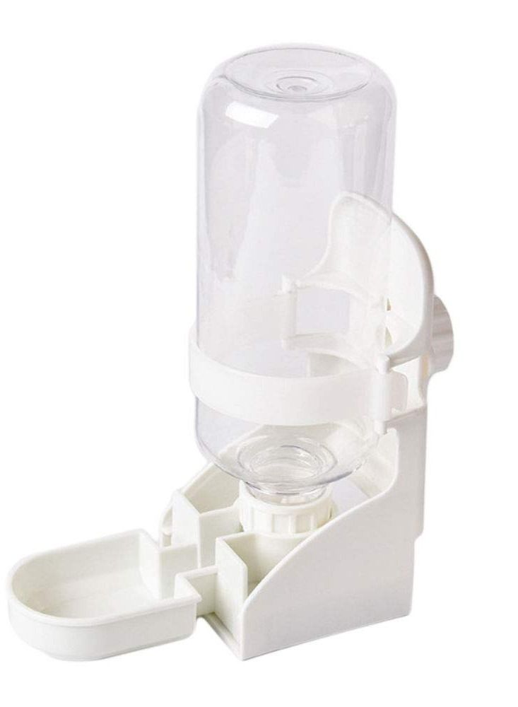 Y&D 17oz Rabbit Water Feeder, Pet Cage Suspended Dispenser, Hanging Automatic Small Animal Bottle Bowl for Bunny Chinchilla Hedgehog Ferret Hamster - Image 1