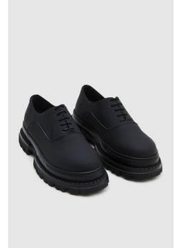 twn Black Chunky Sole Nubuck Shoes 1EF093122717M  - Image 1