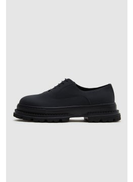twn Black Chunky Sole Nubuck Shoes 1EF093122717M  - Image 2