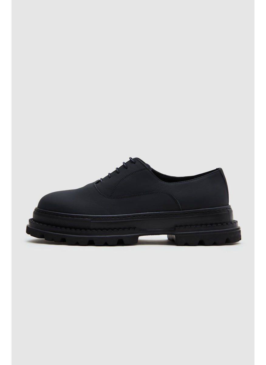 twn Black Chunky Sole Nubuck Shoes 1EF093122717M  - Image 2