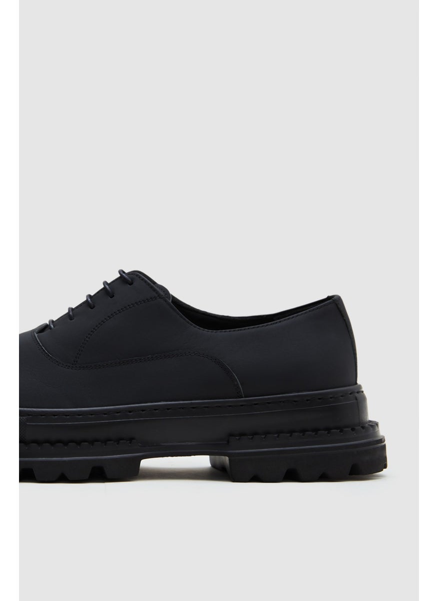 twn Black Chunky Sole Nubuck Shoes 1EF093122717M  - Image 3