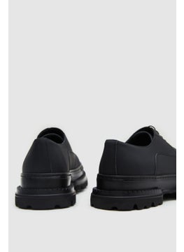 twn Black Chunky Sole Nubuck Shoes 1EF093122717M  - Image 4