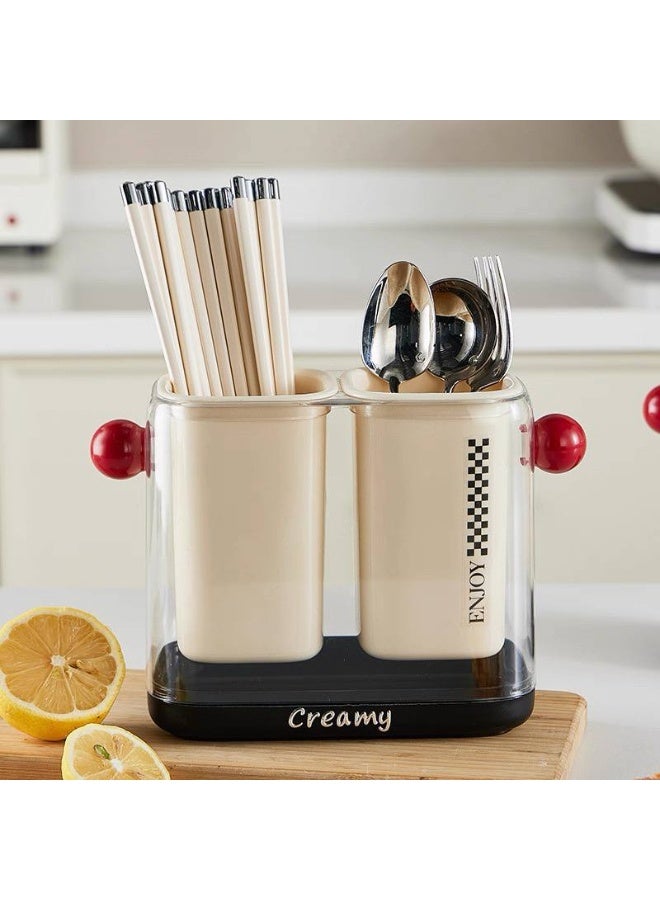 2-compartment spoon strainer - Image 2