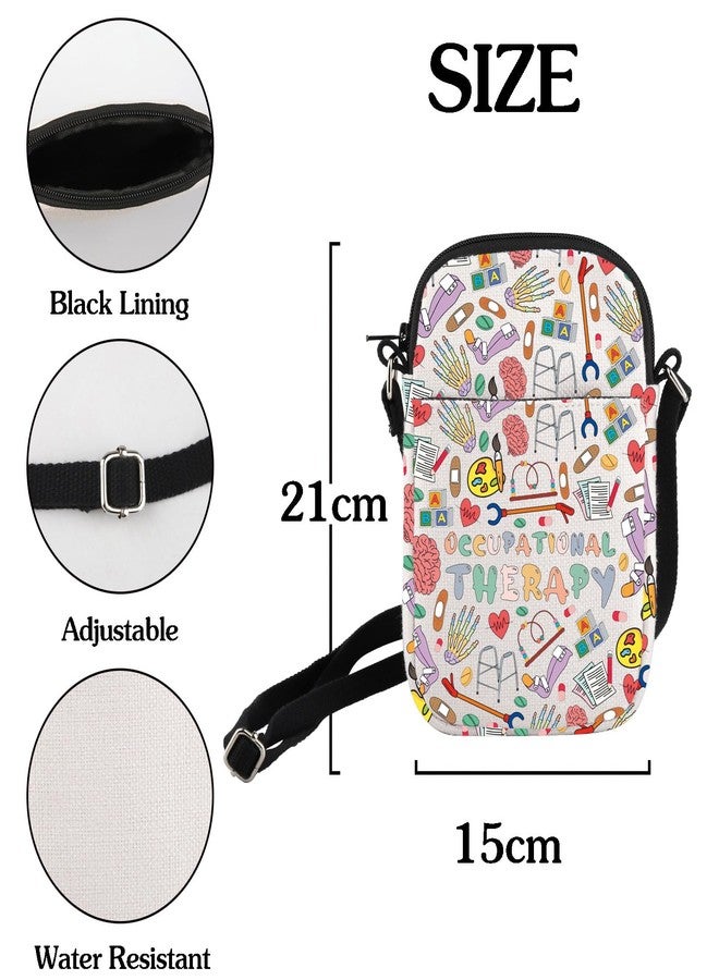 HOLLP Cute Occupational Therapy Crossbody Bag Future OT Therapists Healthcare Gift for Women (OT) - Image 3