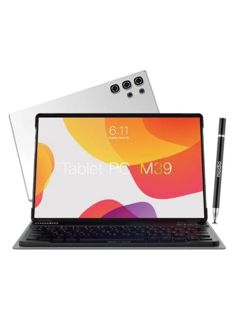 Modio M39 10.1" Android Tablet PC, 12GB RAM 512GB ROM, Dual SIM 4G, WiFi, Bluetooth, Dual Camera – Large Display, Fast Performance