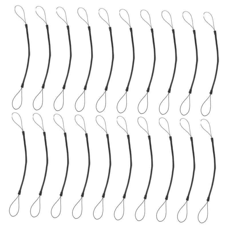 20 Pcs Spring Rope Lanyard for Stylus Pen Keys and Items Versatile Tether Holder - Image 2