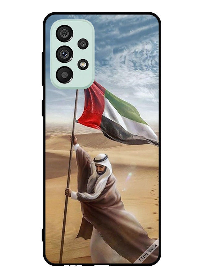Covernex Protective Case Cover For Samsung Galaxy A53 5G Zayed Planted Uae Flag - Image 1
