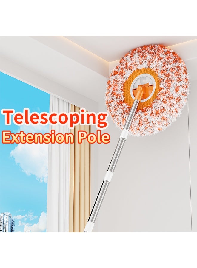 Extra-Long Refillable Dusters with Extendable Handle for Bendable Microfiber Head Washable Ceiling Fan Duster High Ceilings - Image 1