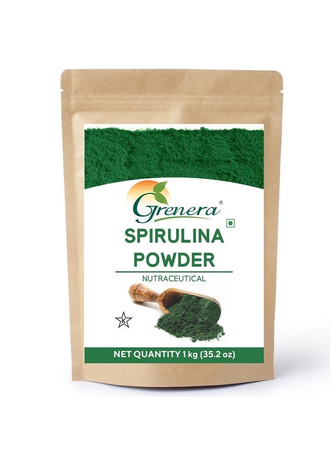Grenera Pure Spirulina Powder | Protein Algae Superfood Supplement | Organically Grown 1 kg - Image 1