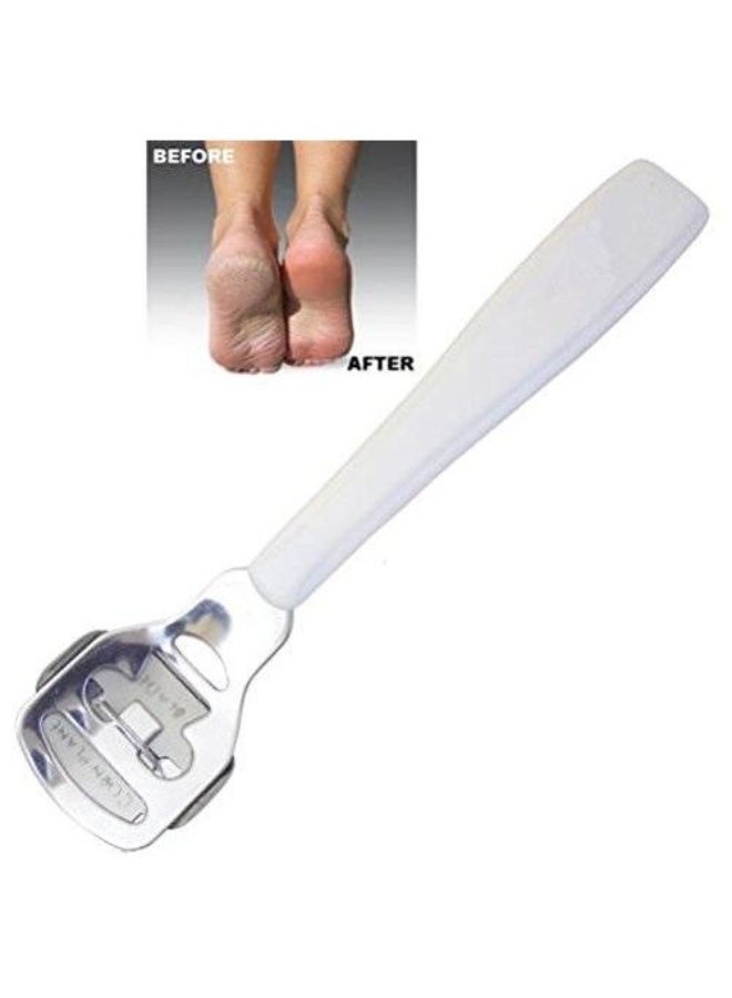 مبرد قدم معدني قوي ومقاوم للصدأ – أداة باديكير احترافية لإزالة الجلد الميت والقاسي وتنعيم الكعبين – متعدد الاستخدامات (قد يختلف اللون) - Image 3