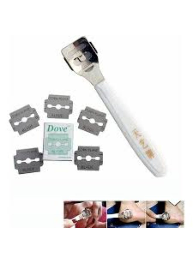 Heavy-Duty Stainless Steel Foot File – Professional Pedicure Tool for Removing Dead & Rough Skin and Smoothing Heels – Multi-Use Foot Care Tool (Color May Vary) - Image 3