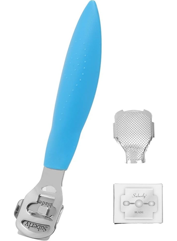 Heavy-Duty Stainless Steel Foot File – Professional Pedicure Tool for Removing Dead & Rough Skin and Smoothing Heels – Multi-Use Foot Care Tool (Color May Vary) - Image 1