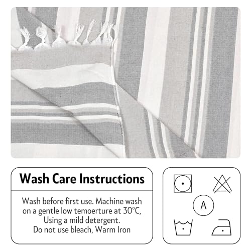 Värde 210 TC Kerala Coarse Bedsheet Cotton | Double Bedsheet with 2 Pillow Covers | Handloom Bedsheets | Double Bedsheet for Summer | 100X108 Inches Bedsheet & 68Cmx43Cm Pillow |Multicolour - Image 5